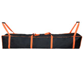 Smyhlf-us large tent storage bag with four handles for easy lifting.