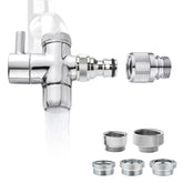 Sneatup faucet aerator close-up demonstrates brass construction for durable outdoor use.
