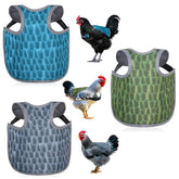 SNMGK chicken saddle blue back protector protecting feathers.