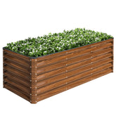 SnugNiture 6x2x2ft raised bed assembly demonstrates sturdy setup for productive urban gardening