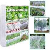 SnugNiture garden netting over vegetables protects crops with breathable light.
