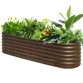 SnugNiture raised garden bed assembly shows quick, tool-assisted setup for beginners.