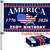 Snungee 250th anniversary flag, double-sided 3x5, ideal for outdoor display