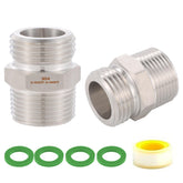 SNUTUYA 304 stainless steel garden hose adapter for durable outdoor connections.