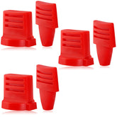 SOAJEE throttle knob kit in red, front view for quick replacement.
