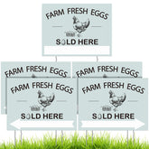 Soaoo center eggs-for-sale sign boosts outdoor visibility for egg sales.