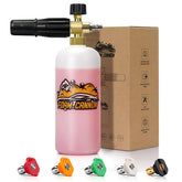 SOFIPE Foam Cannon Kit applies thick foam to a car for a deep-clean effect