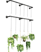 SOFITORG plant hanging rod mounted on wall with hardware for quick setup