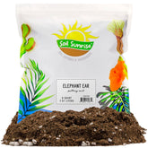 Soil Sunrise elephant ear potting mix in 8-quart bag boosts container-grown Colocasia and Alocasia health