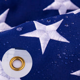 SolarStar American Flag 2x3 ft with embroidered stars for outdoor display.