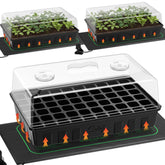 SOLIGT 3-set seed starter trays ready for germination