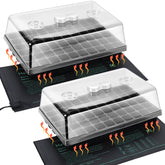 SOLIGT 60-cell seed starter tray with clear humidity dome supports controlled germination