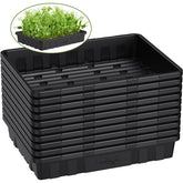 SOLIGT extra thick seed tray front view showing no-hole design for clean seed starting.