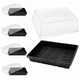SOLIGT seed starter trays 5-set with domes for organized germination.