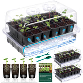 SOLIGT seed starter kit contents shown, enabling tidy germination setup.
