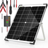 SOLPERK 25W solar panel in sunlight for reliable outdoor charging.