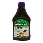 Songbird Essentials Bird Berry Jelly jar on feeder attracts birds outdoors