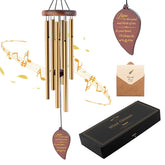 Soopau 30-inch outdoor wind chimes in garden create calming ambience