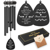 Soopau memorial wind chime 30-inch overview for porch display.