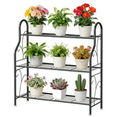 SORCEDAS 3-tier corner plant stand for compact indoor organization.