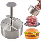 Sortizligo burger press in 304 stainless steel for rust-proof, even patties