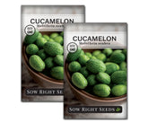 Sow Right Seeds cucamelon seeds large packet ready for outdoor garden planting