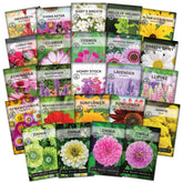 Sow Right Seeds large flower seed collection packets ready for vibrant bouquets and cutting gardens