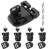 Spa latch kit complete set shows all components for easy replacement.