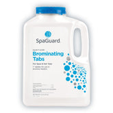 SpaGuard Brominating Tablets package demonstrates steady spa sanitation for clean, balanced water.