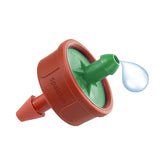 Spalolen drip emitter 0-25 gph close-up showing steady flow for even watering.