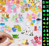 SparkleFab luminous ducks brighten garden scenes with a soft night glow.