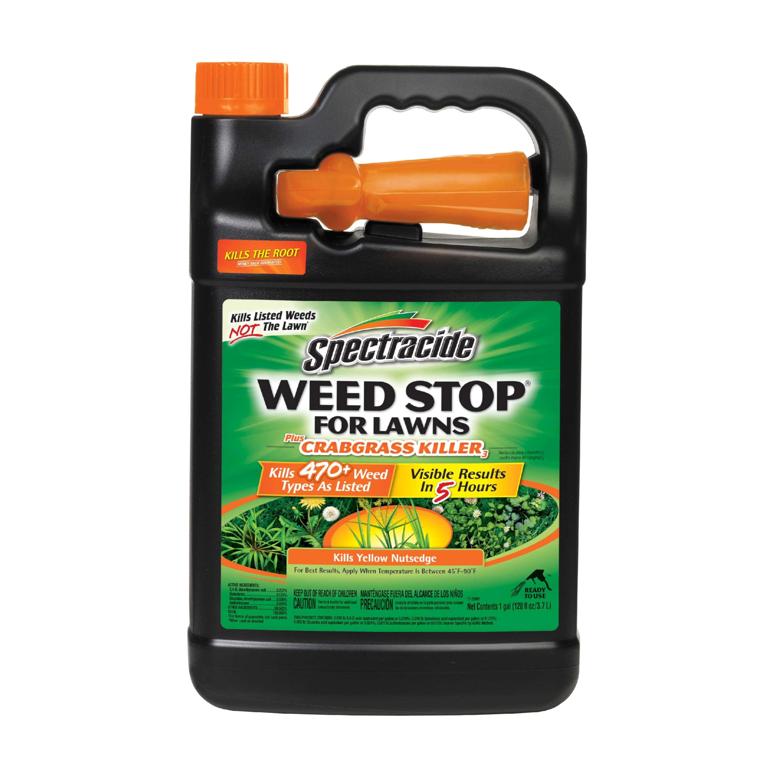 Spectracide Weed Stop bottle pour enables easy lawn application