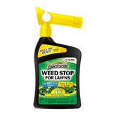 Spectracide Weed Stop for Lawns bottle ready for fast weed control on lawns