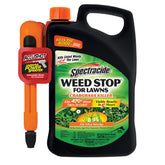 Spectracide Weed Stop for Lawns with AccuShot spraying crabgrass without harming the lawn.