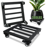 SPEETH plant caddy 12in side view for easy pot mobility indoors or outdoors