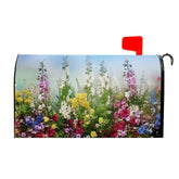 Sphragiyn spring-summer floral mailbox cover with vibrant blooms boosts curb appeal.