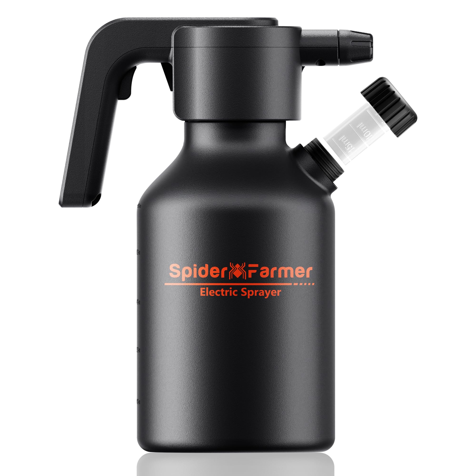 Spider Farmer electric spray bottle demonstrates one-touch operation for quick, hands-free spraying.