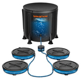 Spider Farmer gravity-fed reservoir shows 13-gallon capacity for long-lasting indoor hydration.