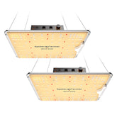 Spider Farmer SF1000-2Pack front view showing compact, full spectrum panels for indoor growth