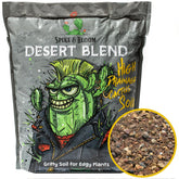 Spike & Bloom high drainage cactus soil mix in bag supports healthy root growth.