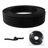 SPONDWILD 100 ft quarter-inch drip tubing ready for garden irrigation, flexible and durable