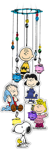 Spoontiques Peanuts Wind Chime adds whimsy to outdoor spaces with melodic notes.