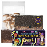 SPORE SORCERY 5lb grow bag with injection port for quick inoculation and fresh harvests.