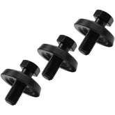 Sporthfish blade bolt washer closeup shows durable steel and arc-top design for mower blades.