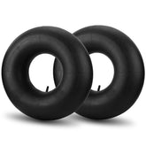 SPORTYOUTH inner tube for 18x8.50-8 tires, front view, ready for lawn equipment.