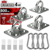 Sprookber pad eye 304 stainless offers durable corrosion resistance for indoor or outdoor use.