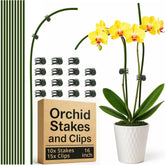Sproot 16-inch green plant stake providing upright support for indoor plants.
