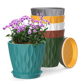SQKH 6-inch plant pots provide durable indoor support for flowers and herbs.
