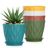 SQKH 7-inch plant pots in a 5-pack ready for any indoor garden.