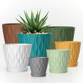 SQKH plant pot 7-inch with drainage holes for healthy root growth